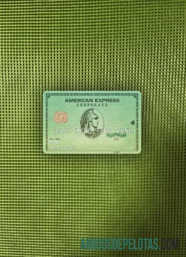 EUA Califórnia Varo Bank AMEX Green Card Photolook Front exemplo